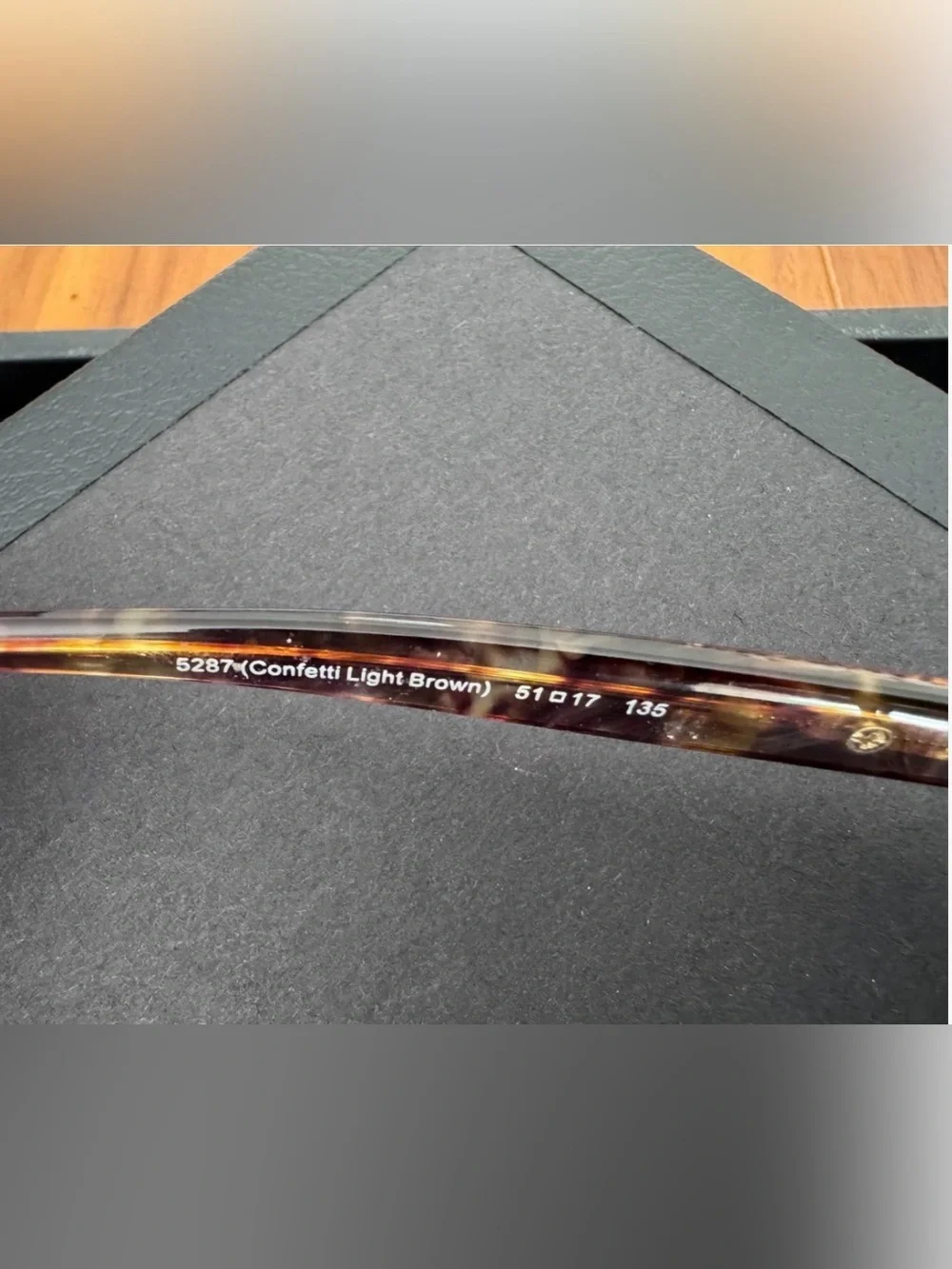 Coach HC6065 Confetti Light Brown Tortoise Eyeglass Frames 51-17-135